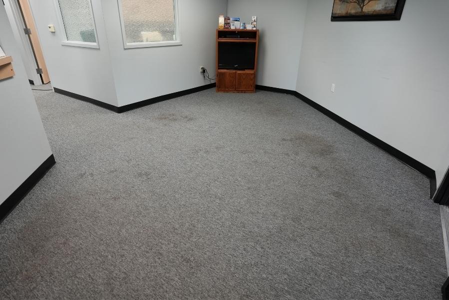 Before commercial carpet cleaning